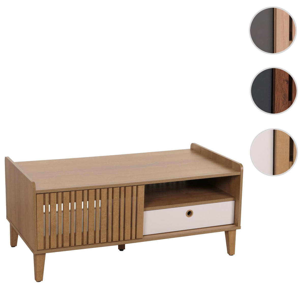 COUCHTISCH rechteckig Braun - Braun, Holz (59/114/52cm) - MCW