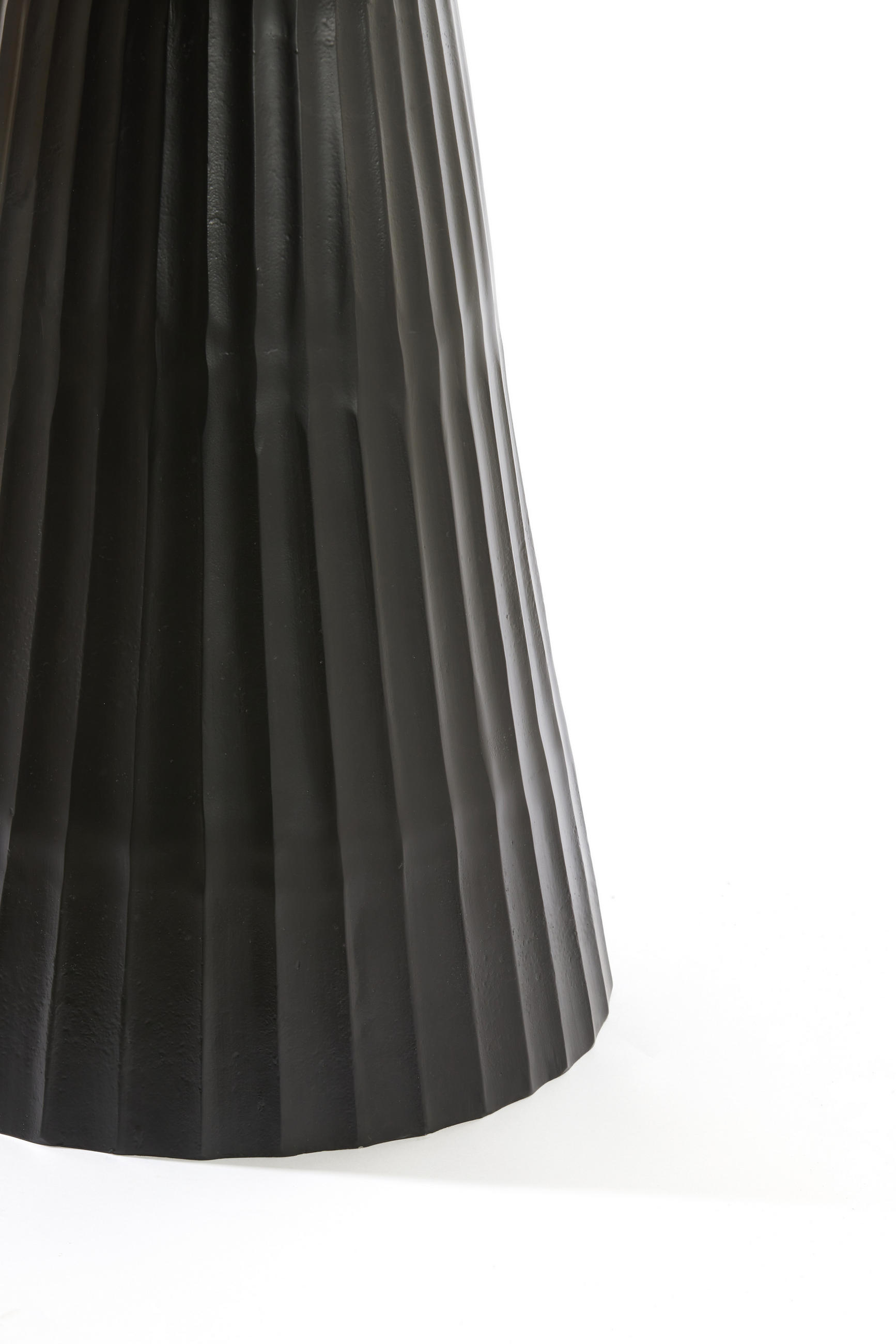 ESSTISCH Rianne Braun Ø100/75 cm - Schwarz, Metall (100/100/75cm) - Light & Living