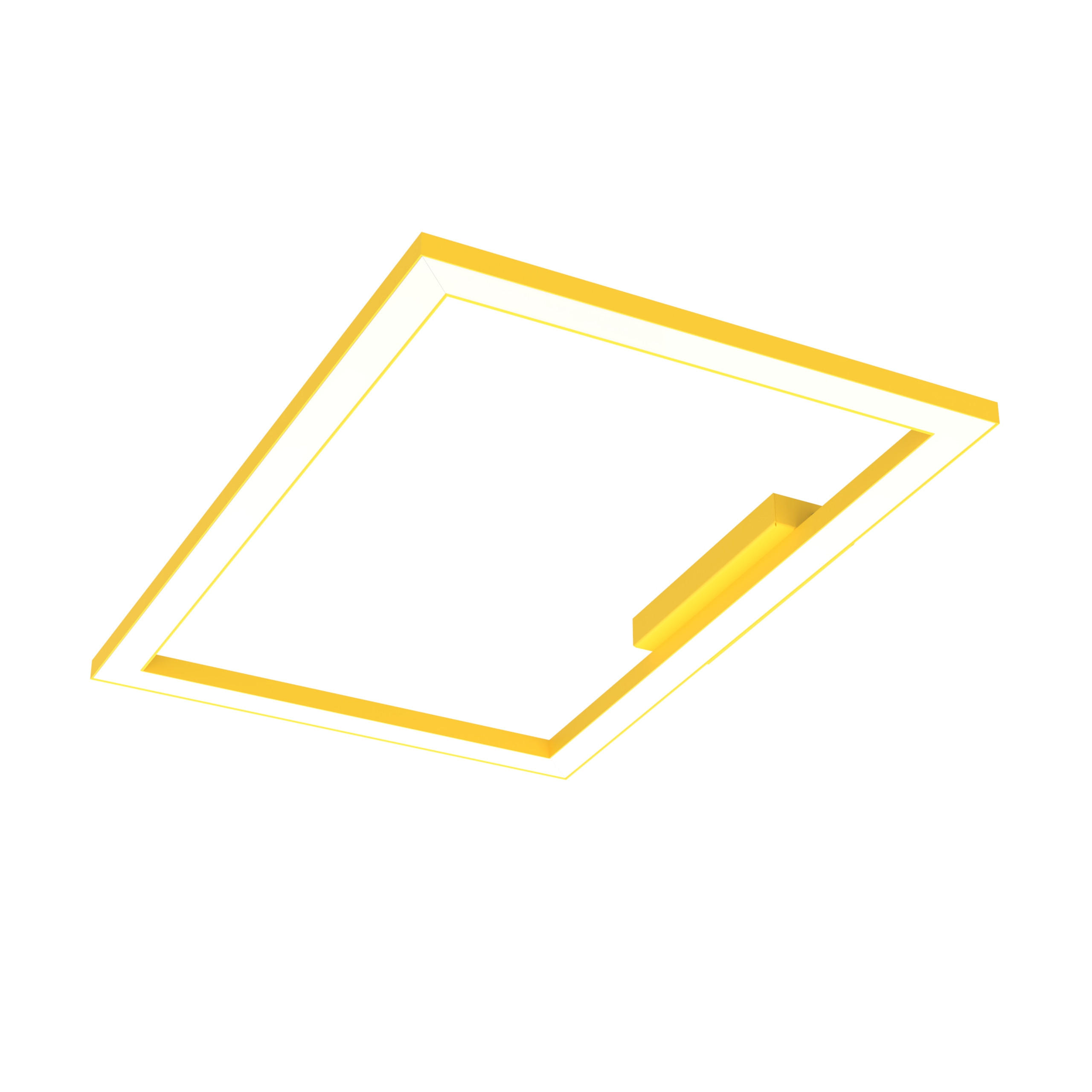 Lumicom Led-Deckenleuchte Gelb 60x100x40 cm