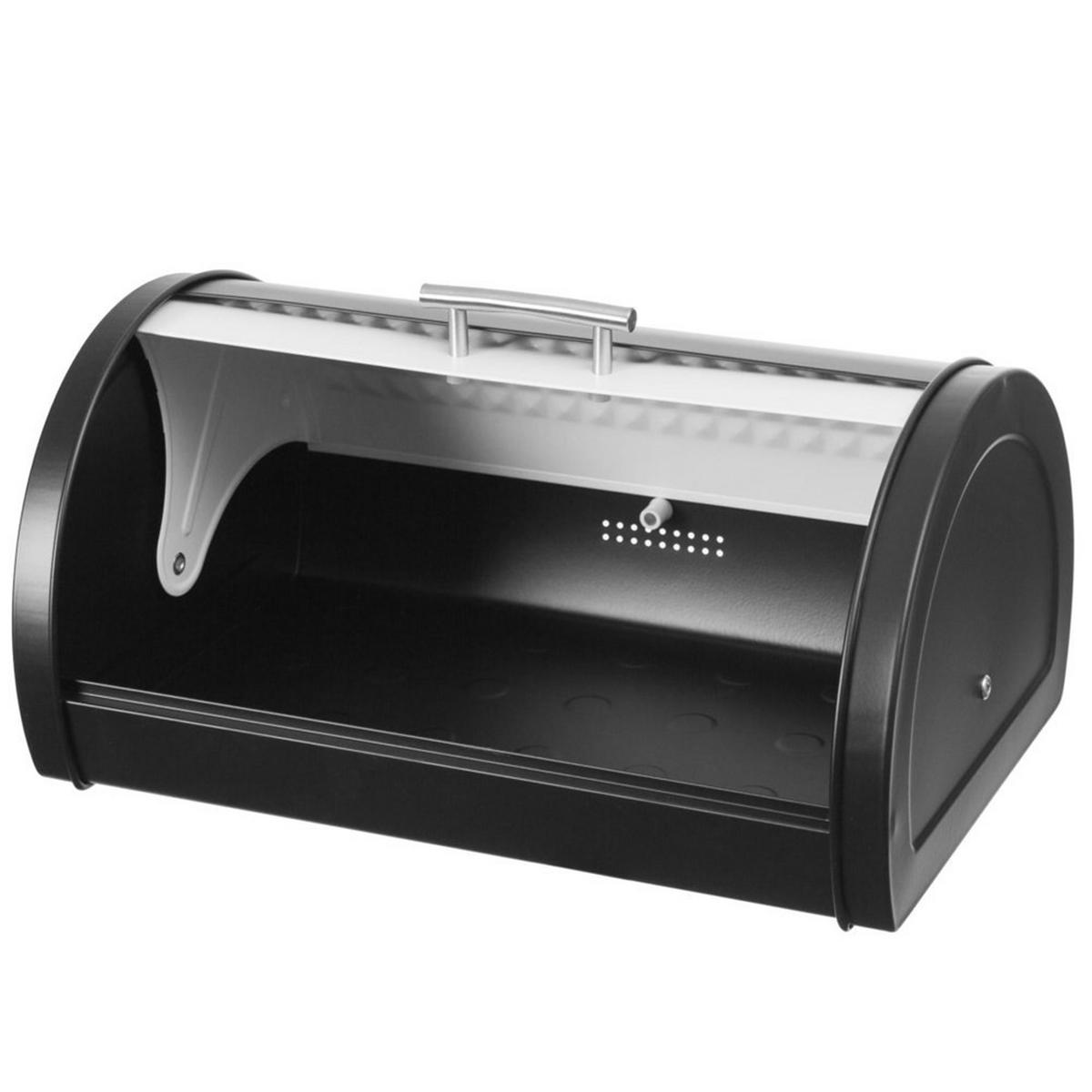 BROTKASTEN Weiß 38/28/18.5 cm BB2704 - Weiß, Metall (28/18.5/38cm) - Brunbeste