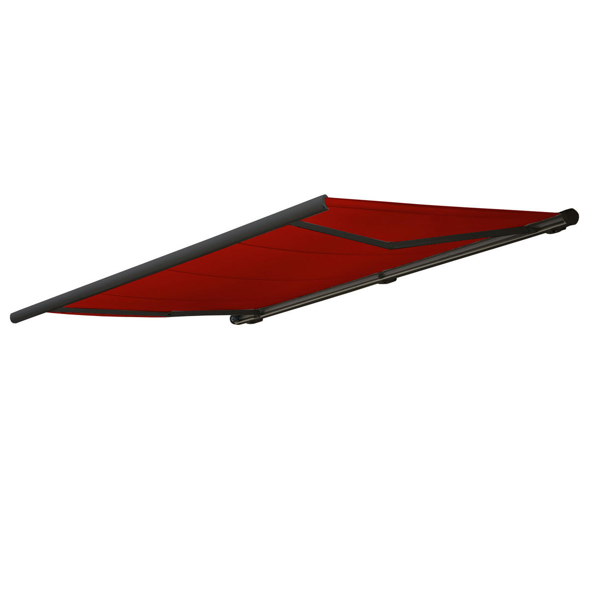 ELEKTRISCHE KASSETTENMARKISE Bordeaux, Anthrazit - Bordeaux/Anthrazit, Textil (500/23/300cm) - MCW