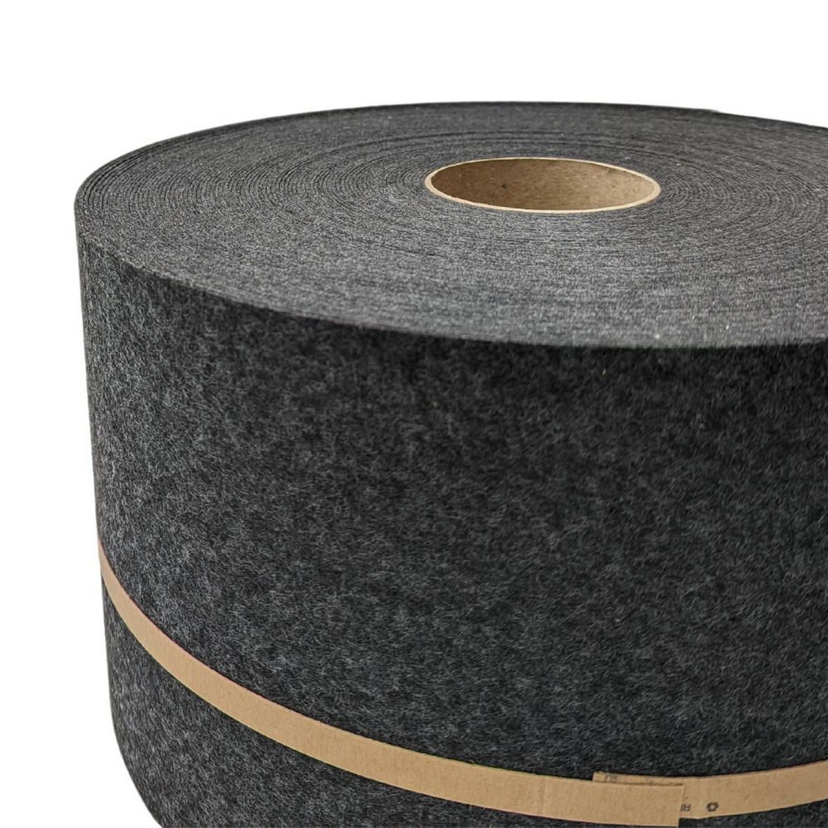 SICHTSCHUTZSTREIFEN Design Vlies für Doppelstabmatten Schwarzgrau 35m - Schwarz, Kunststoff (3500/19cm) - ZAUN|ZU