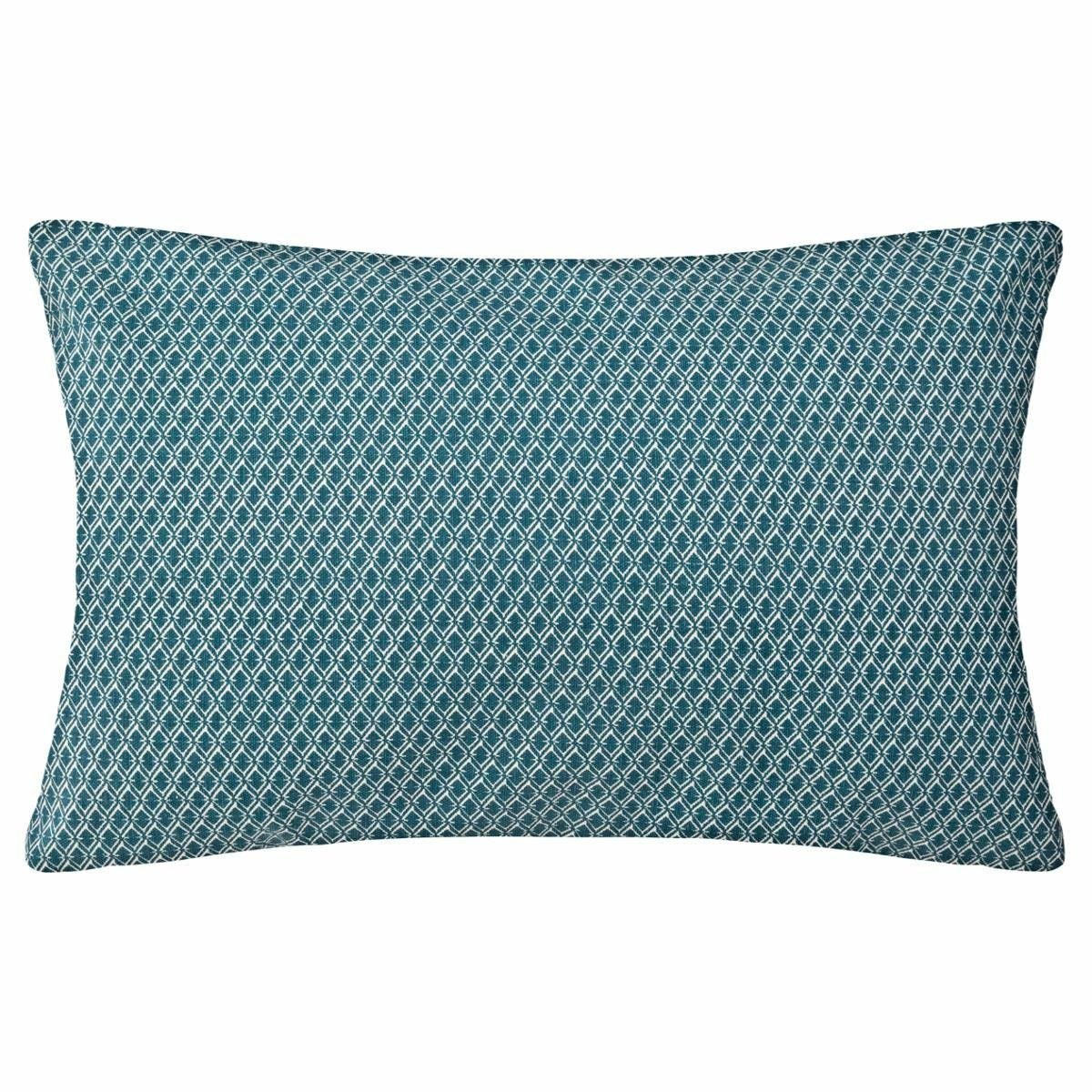 ZIERKISSEN 30/50 cm - Blau, Naturmaterialien (30/50cm) - Atmosphera Createur d´interieur