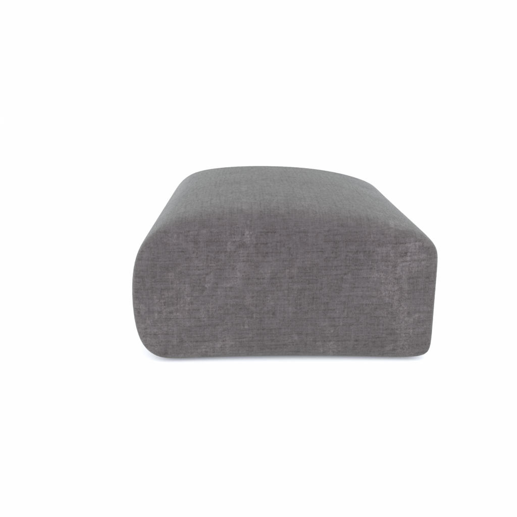 Thumbnail - Sia Home Sitzkissen, Grau, Textil, 1-Sitzer, Rechteckig, 75x45x75 cm, Wohnzimmer, Hocker, Poufs