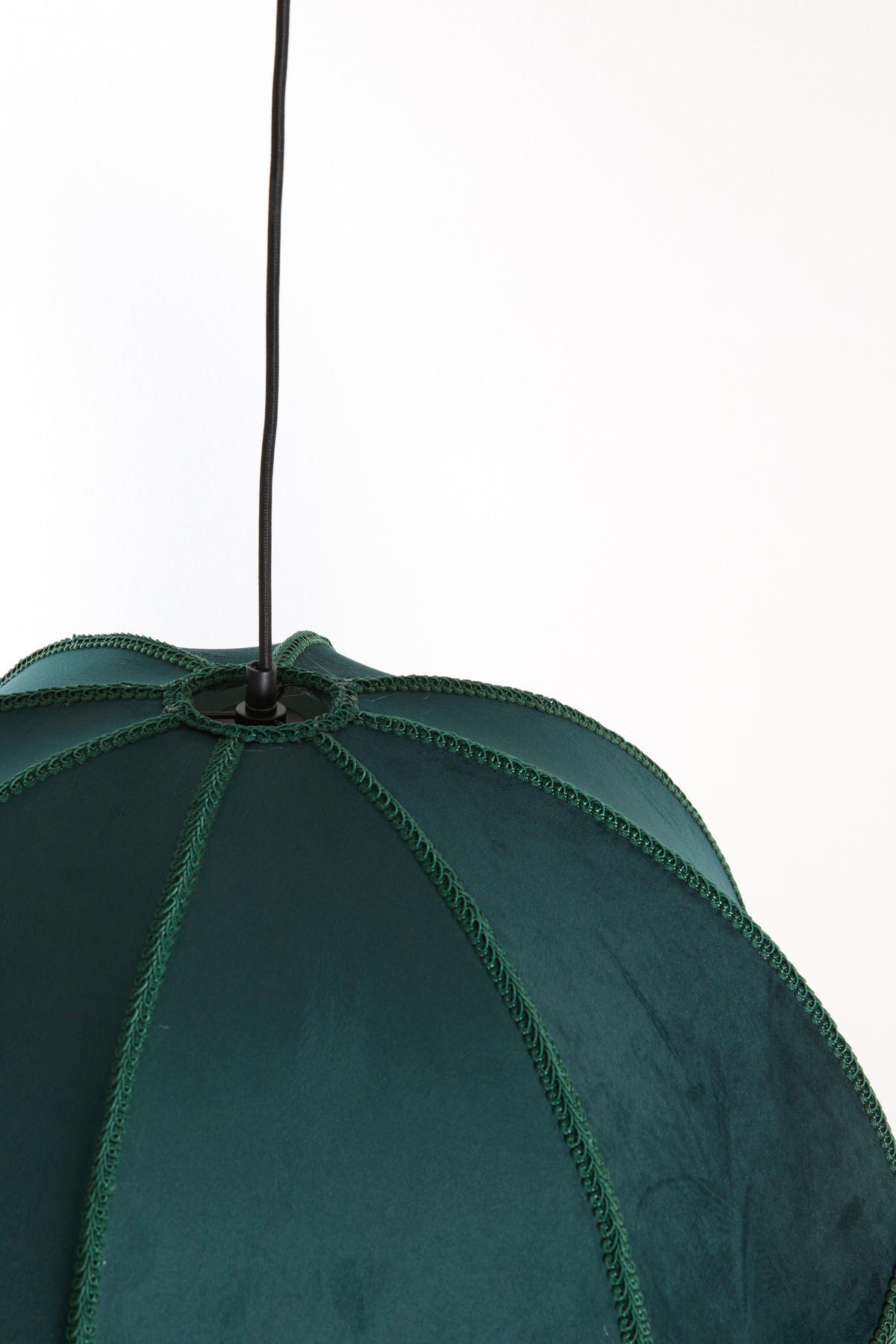 HÄNGELAMPE Malacia Grün Ø60/41 cm - Grün, Kunststoff (60/60/41cm) - Light & Living