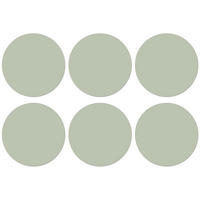 GLASUNTERSETZER Mintgrün - Unifarben Getränkeuntersetzer 10x10 cm - Salbeigrün, Naturmaterialien (10/0.2cm) - MuchoWow