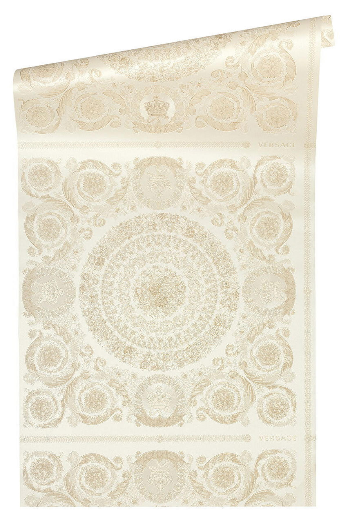 VLIESTAPETE 70/1005 cm - Beige/Silberfarben, Kunststoff/Textil (70/1cm) - KUNSTLOFT