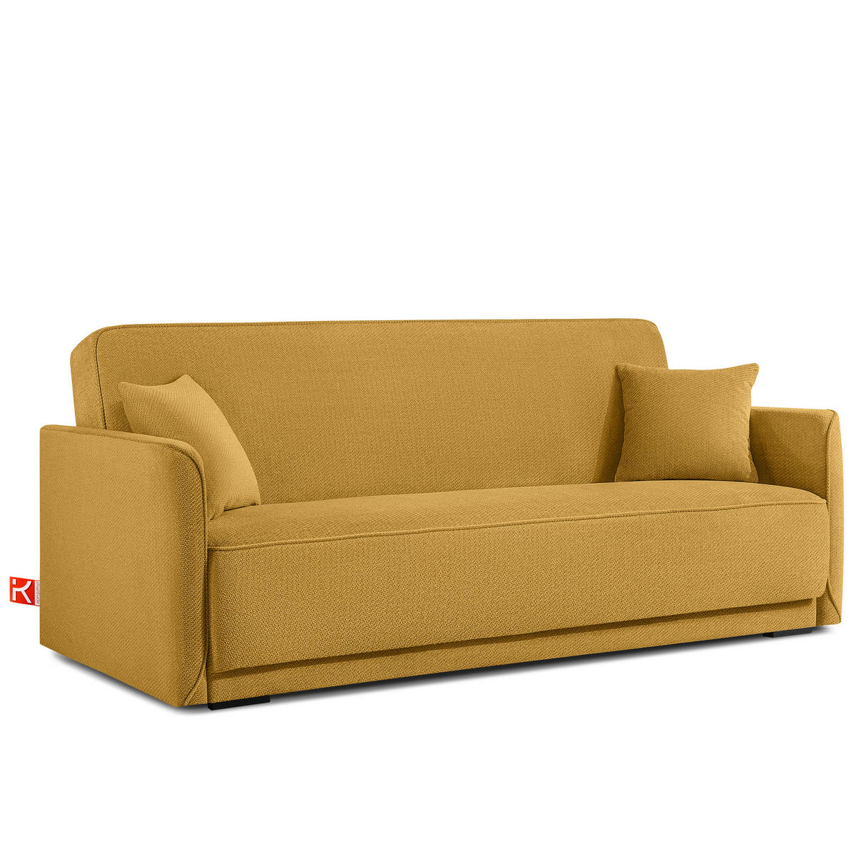 EINZELSOFA LIRIS, 3 Personen, Honig - Honig, Holz/Holzwerkstoff (208/91/98cm) - KONSIMO®