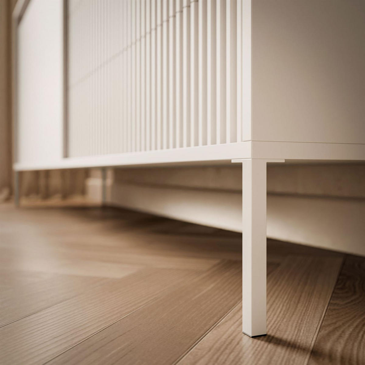 SIDEBOARD YASUMI 153 2D3S mit Schubladen beige - Beige, Holzwerkstoff (153.5/81.4/39.4cm) - Lookway