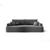 SOFA mit Schlaffunktion FIGO Quelle 92 - Dunkelgrau, Textil (250/75/150cm) - Bedante