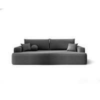 SOFA mit Schlaffunktion FIGO Quelle 92 - Dunkelgrau, Textil (250/75/150cm) - Bedante