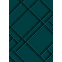 FOTOTAPETE Holzwandverkleidung 200 x 279 cm - Blau, Papier (200/279cm) - Origin Wallcoverings