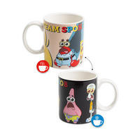 BECHER Spongebob Schwammkopf Zaubertasse Farbwechsel Mehrfarbig 320 ml - Multicolor, Keramik (0.32L)