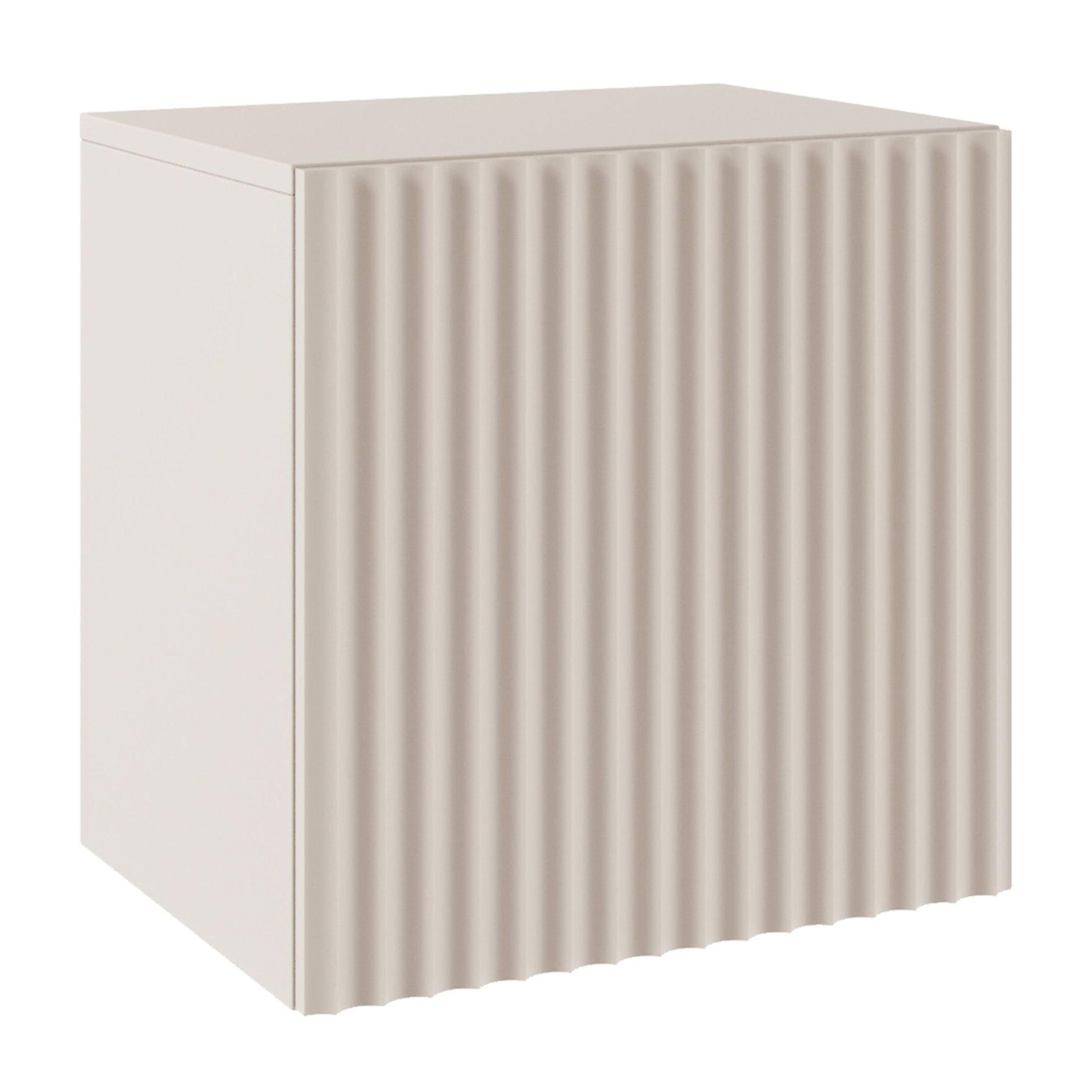 NACHTTISCH Sunds Kaschmirbeige 50 cm - Taupe/Beige, Holzwerkstoff (50/49/35cm) - Selsey