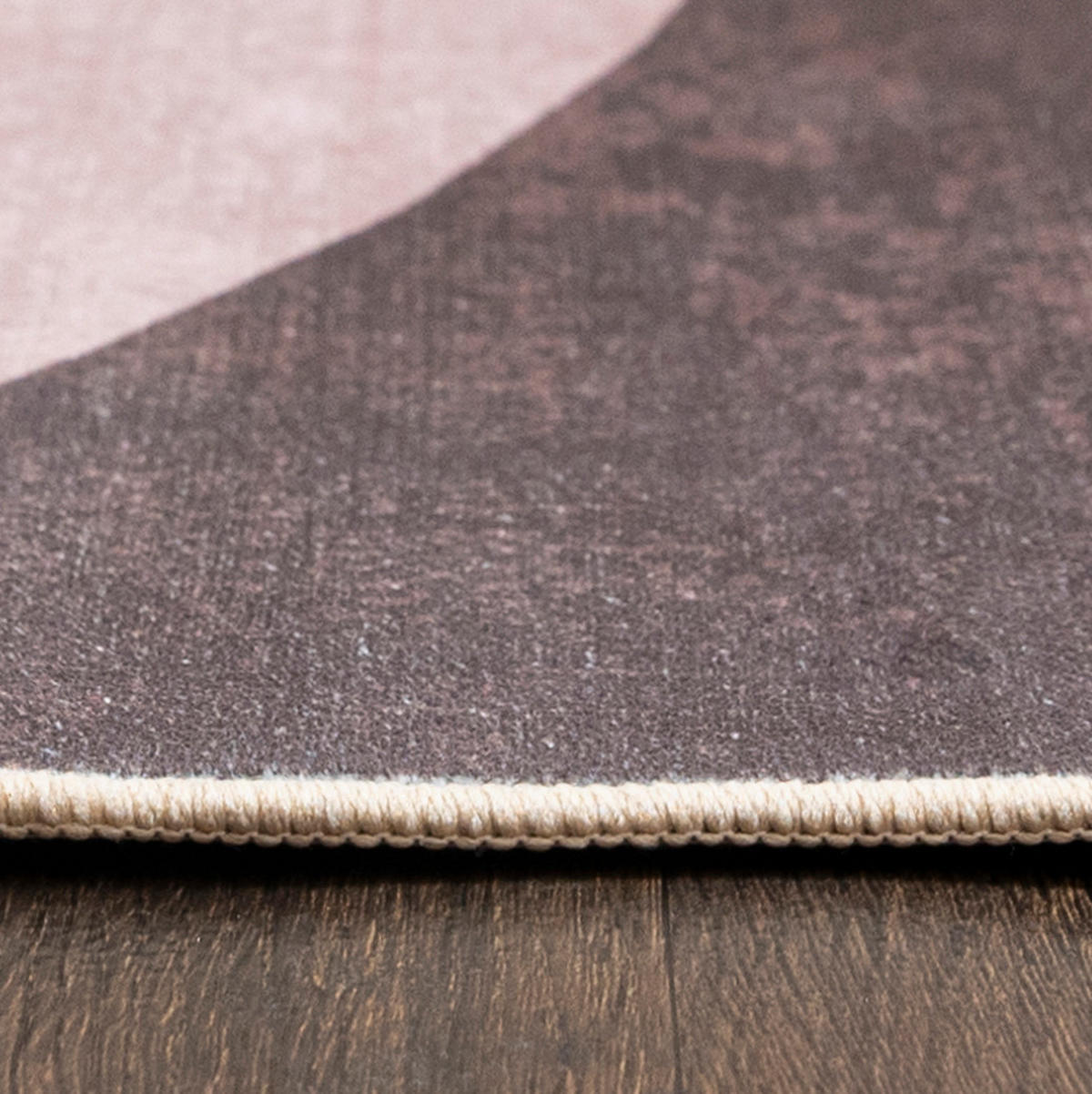 TEPPICH Beige Modern Geometrisch, Glamour - Kurzflor Rechteckig, Modern, Stilvoll - 140 x 200 cm - Ecru/Hellrosa, Textil (140/200cm) - Mazovia
