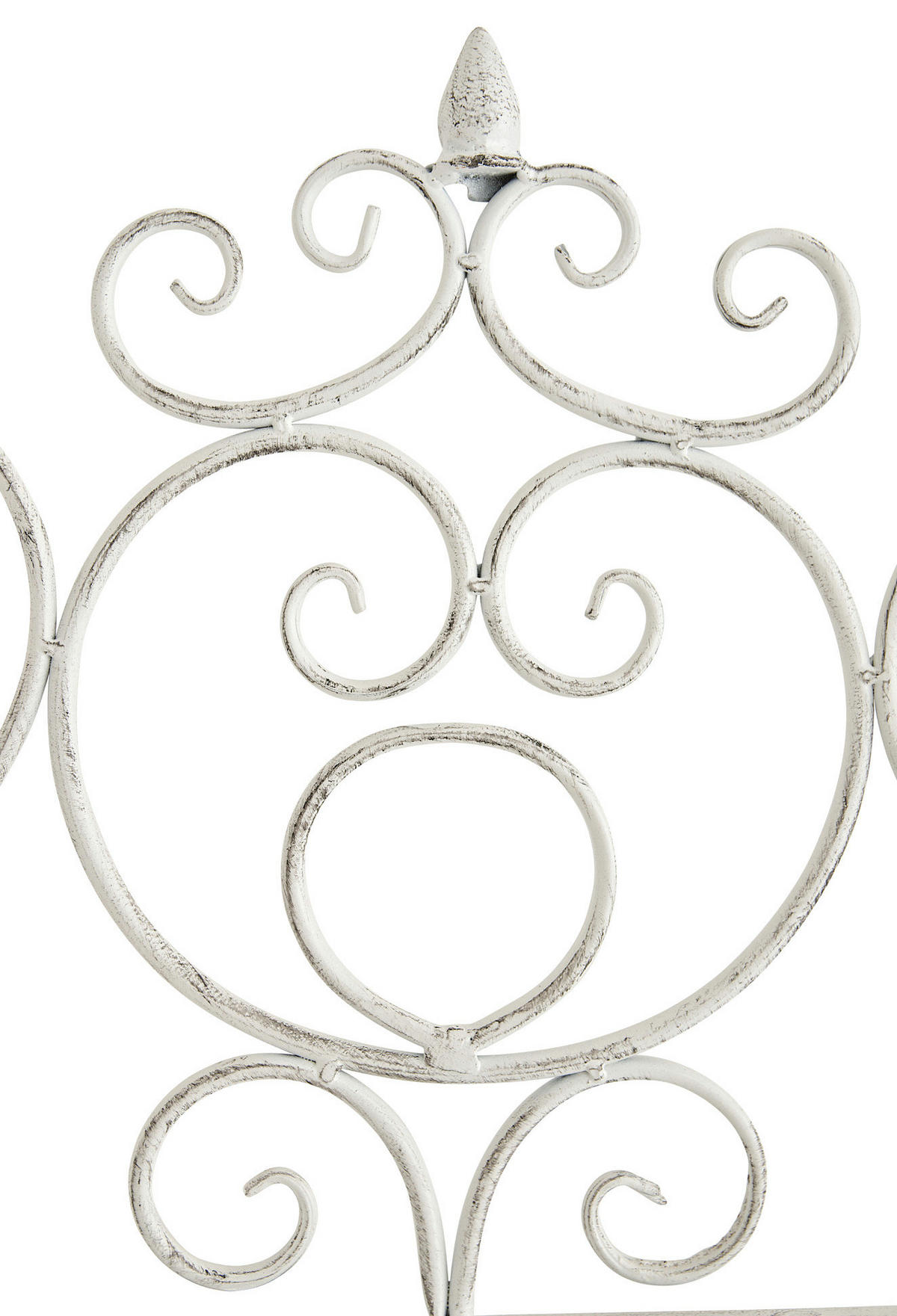 RANKGITTER 2er Set Metall antik weiß - Weiß, Metall (85.5/170/2cm) - CLP