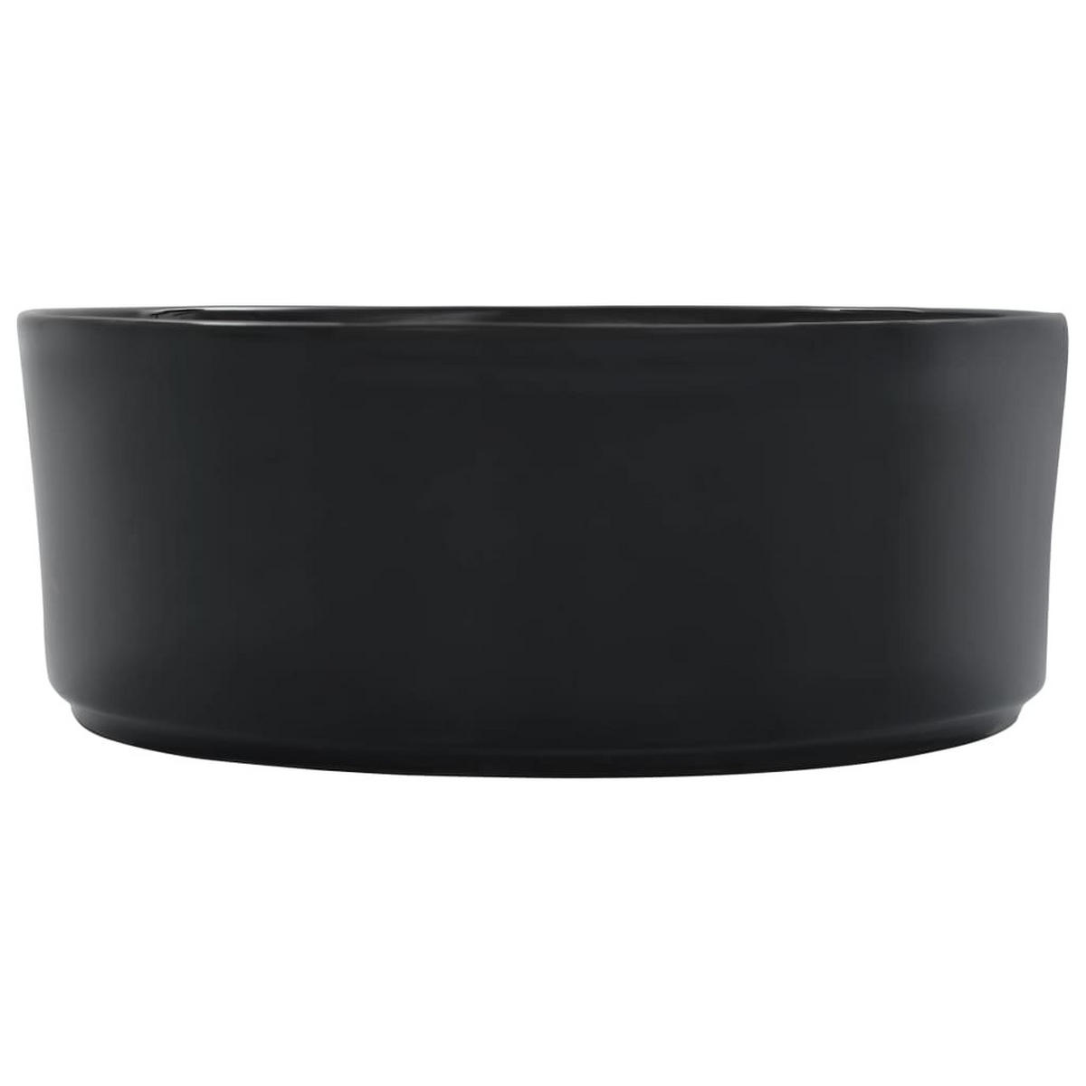 WASCHBECKEN Lambert 36/36/14 cm - Schwarz, Keramik (36/14/36cm) - Nettlife