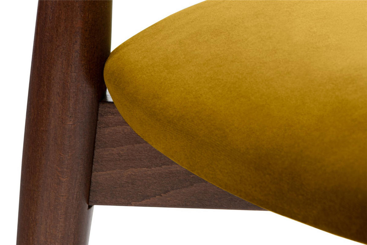 ESSZIMMERSTÜHLE RABI (2er-Set), honig / nussbaum mittel - Haselnussfarben/Honig, Holz/Buchenholz (47/79/45cm) - KONSIMO®