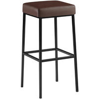BARHOCKER Montreal 37x37x83 cm braun - Braun, Leder (37/83/37cm) - furnicato