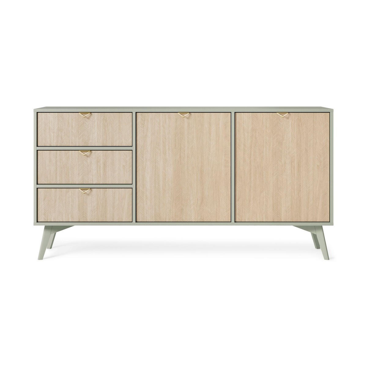KOMMODE – KSZ158 – 158 cm – FOREST – Eukalyptusholzfarben - Eukalyptusholzfarben, Holzwerkstoff (158/80/38cm) - hi-markt