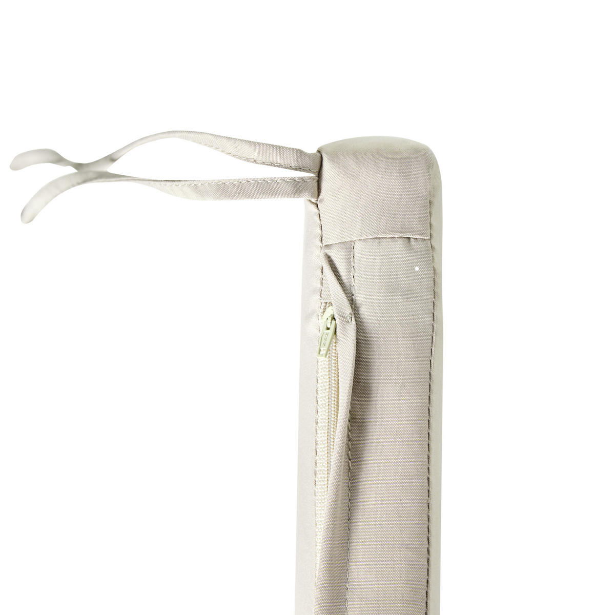 GARTENSTUHLKISSEN Taupe 46/46 cm Sassari Premium - Taupe, Textil (46/5/46cm) - Beliani