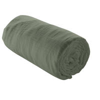 BETTTUCH Angelia 140/190 cm - Waldgrün, Naturmaterialien (140/190cm) - Douceur d´intérieur