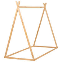 KINDERBETT Heller Holzfarbton 90-200 cm Saurat - Eschefarben, Holz (90/200cm) - Beliani