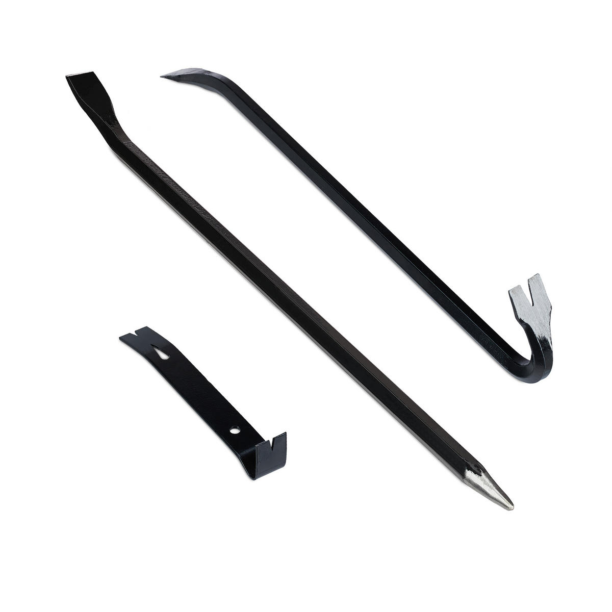 BRECHEISEN-SET - Schwarz, Metall (2.5/2/58cm) - Relaxdays