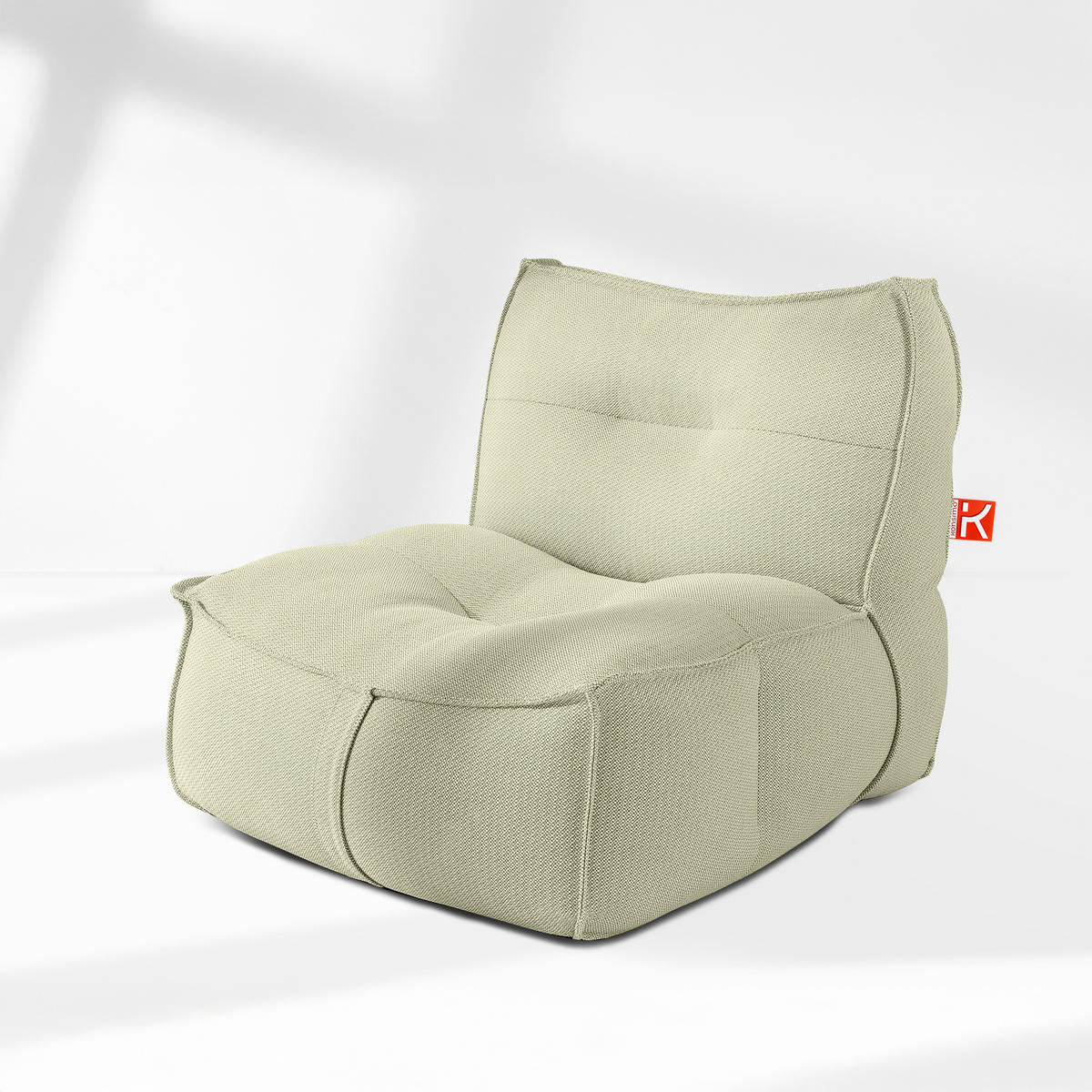 GARTENLOUNGE-SET LOVIA, Möbel-Set, Hellgrün/Weiß - Hellgrün, Textil - KONSIMO®