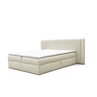 BOXBETT Cedric In Magic Velvet - Creme, Holzwerkstoff/Textil (120/200cm) - Fun Möbel