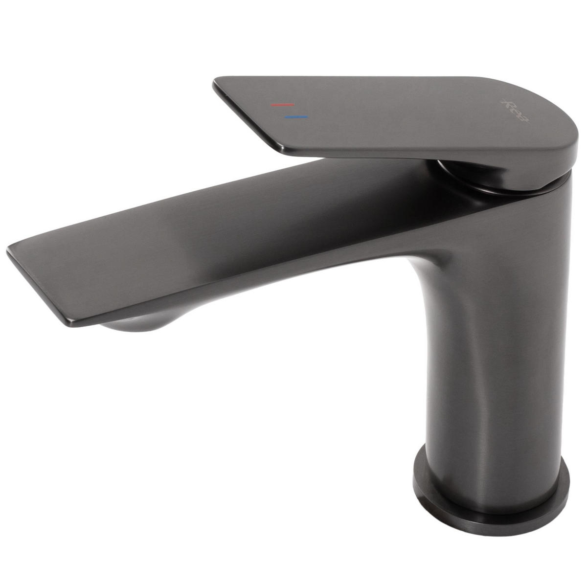 WASCHBECKENARMATUR Rea Avalon Titanium Low - Titanfarben, Metall (4.2/16.5/17.5cm) - REA