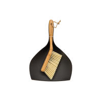 KRÜMELFEGER-SET mit Kehrschaufel - Beige, Naturmaterialien (25/7.5/36cm)