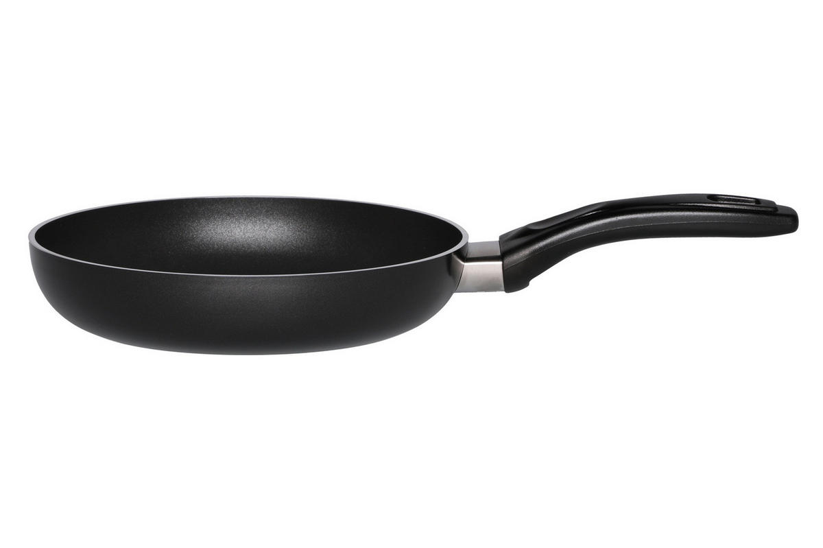 BRATPFANNE Antihaft Ø 20 cm - Schwarz, Metall (20cm)