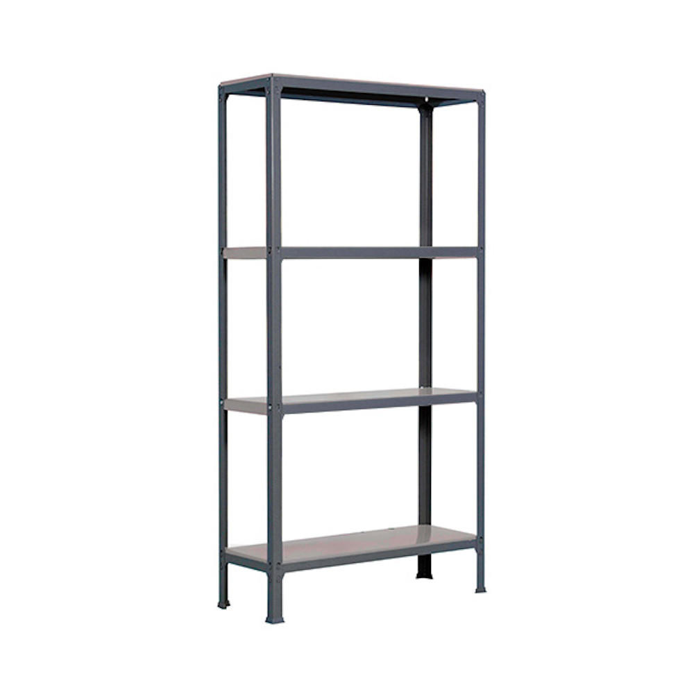 WOHNREGAL LIVING KOALA METAL mit 4 Fachböden | HxBxT 160x80x30cm | Fachlast 150kg | Anthrazit/Dunkelgrau - Anthrazit, Metall (80/160/30cm) - PROREGAL