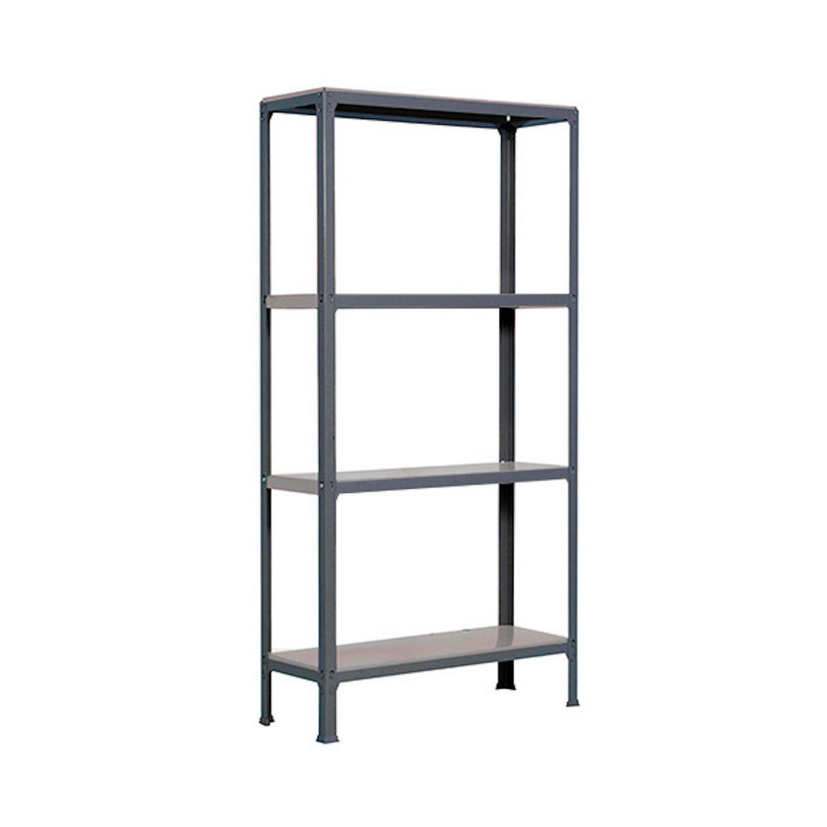 WOHNREGAL LIVING KOALA METAL mit 4 Fachböden | HxBxT 160x80x30cm | Fachlast 150kg | Anthrazit/Dunkelgrau - Anthrazit, Metall (80/160/30cm) - PROREGAL