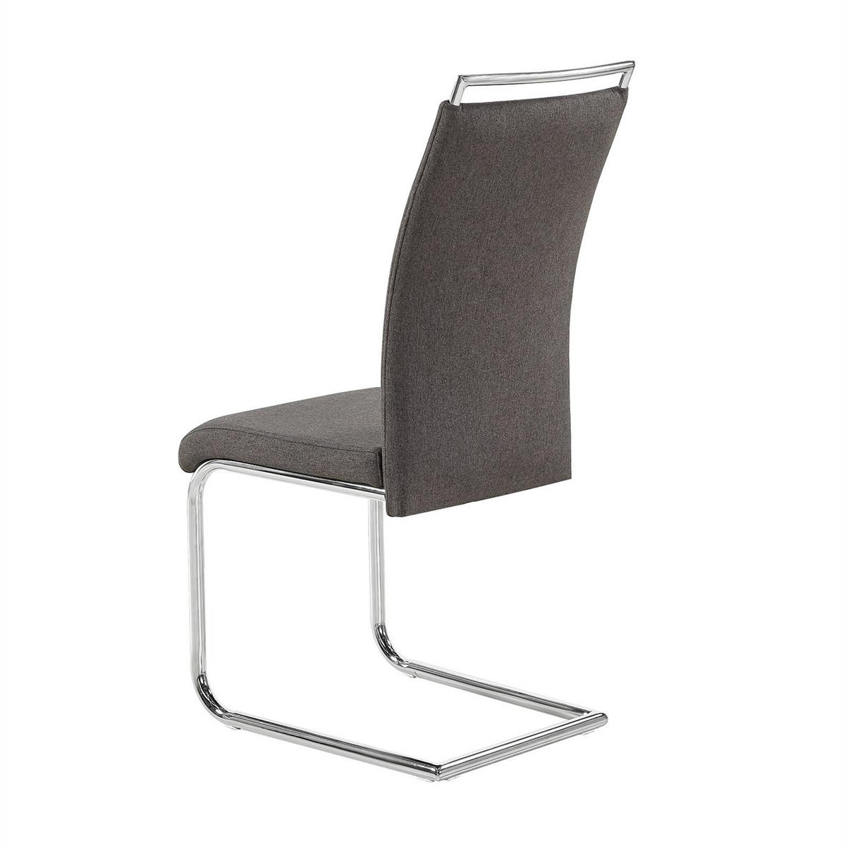 ESSZIMMERSTUHL ERICA 4ER-SET - Dunkelgrau, Textil (42/101/58cm) - CARO-Möbel