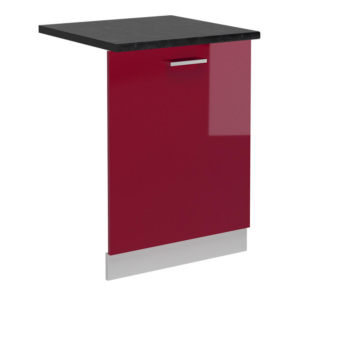 ČELNÍ PANEL MYČKY R-Line Červená vysoký lesk - bílá/bordeaux, kompozitní dřevo (60/81.8/1.6cm) - Vicco