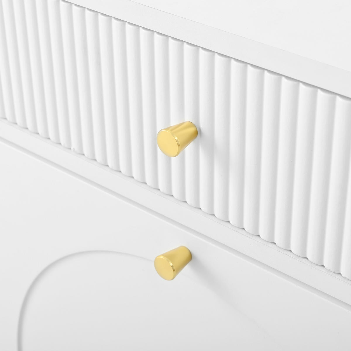 SCHUHSCHRANK aus MDF & Spanplatte 106.5x25x105.5cm in Weiß mit Kippsicherung - Weiß, Holzwerkstoff (106/105.5/25cm) - Modfu