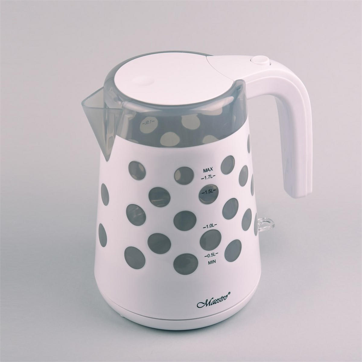 WASSERKOCHER ELEKTRISCH Weiß 20/20/22 cm MR045WHITE - Weiß, Metall (20/22/20cm) - Maestro 
