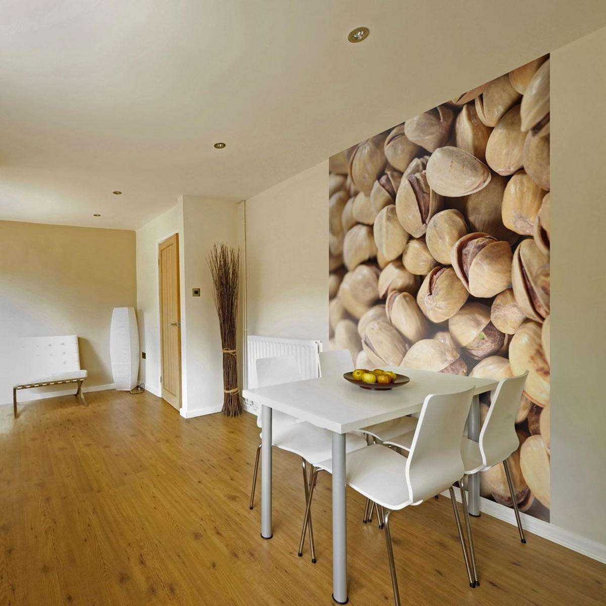 VLIESTAPETE 200/154 cm - Beige/Braun, Textil (200/1cm) - KUNSTLOFT