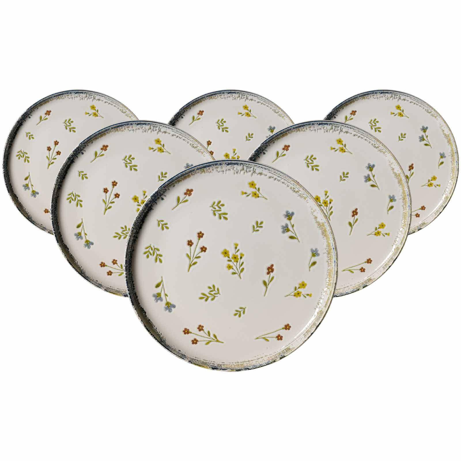 SPEISETELLER Viola bunt ø 26,5 cm 6er Set - Multicolor, Keramik (26.5cm) - Ritzenhoff Breker