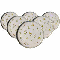 SPEISETELLER Viola bunt ø 26,5 cm 6er Set - Multicolor, Keramik (26.5cm) - Ritzenhoff Breker