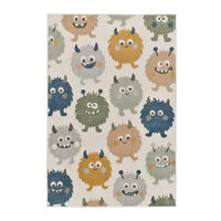 KINDERTEPPICH Mehrfarbig Beats 120/170 cm - Multicolor, Naturmaterialien/Textil (120/170cm) - Atticgo
