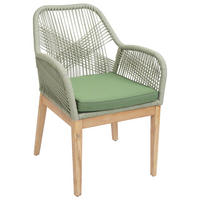 GARTENSTUHL H56B Grün, Grün - Grün, Holz (58/85/59cm) - MCW