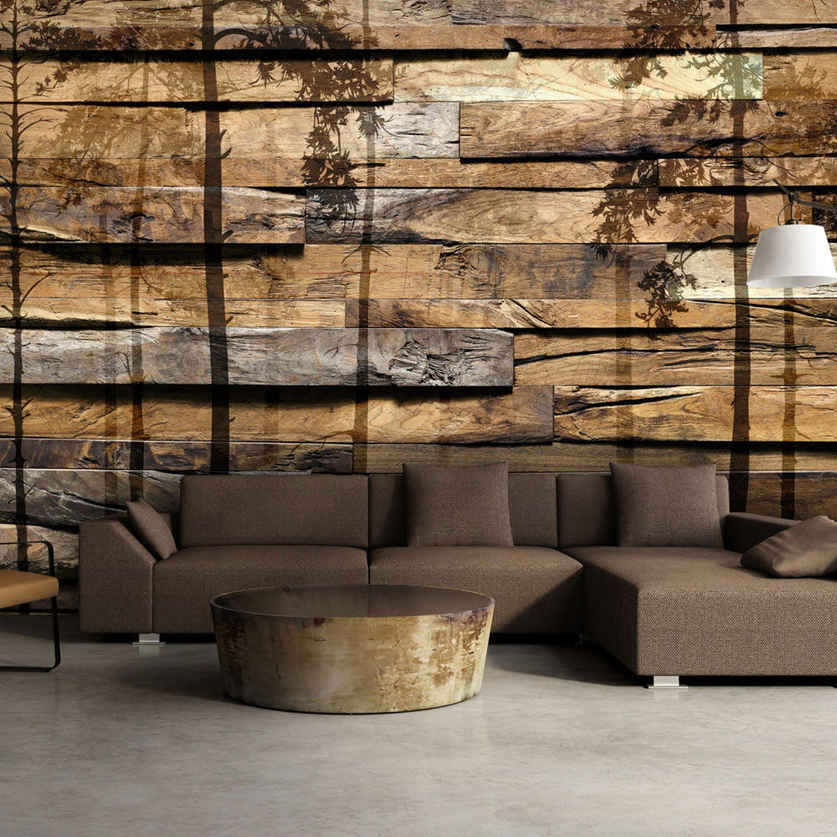 VLIESTAPETE 100/70 cm - Beige/Braun, Textil (100/1cm) - KUNSTLOFT