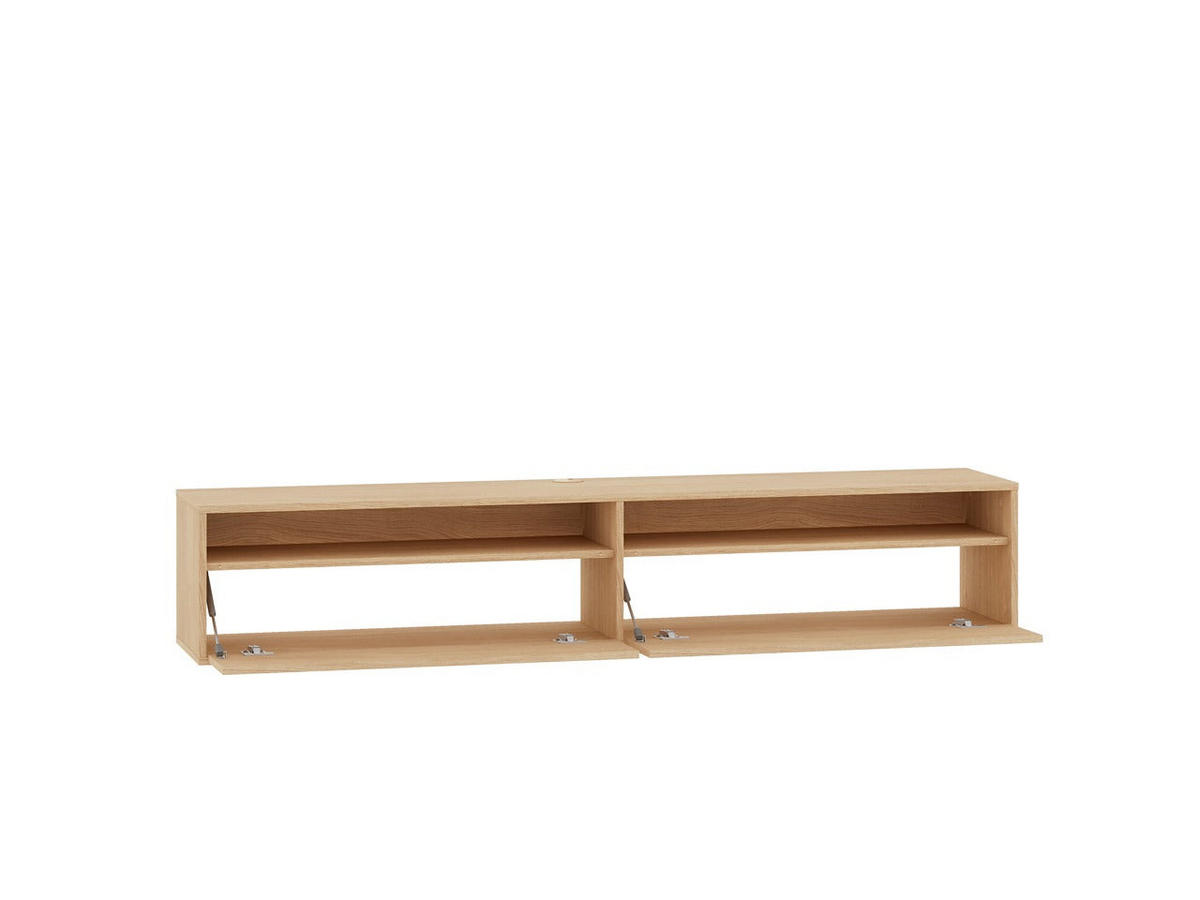 LOWBOARD – 180 cm – Reynos – Eichefarben - Eichefarben, Holzwerkstoff (180/33/33cm) - hi-markt