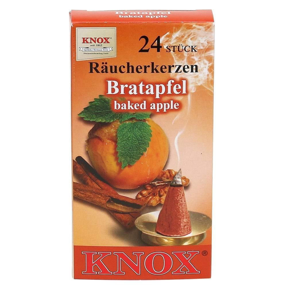 RÄUCHERKERZEN Bratapfel 24er Packung - Multicolor, Holz (6.5/2.3/12.5cm)