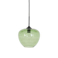 HÄNGELAMPE - Grün - 30/30/25 cm - Grün, Glas (30/30/25cm) - Light & Living