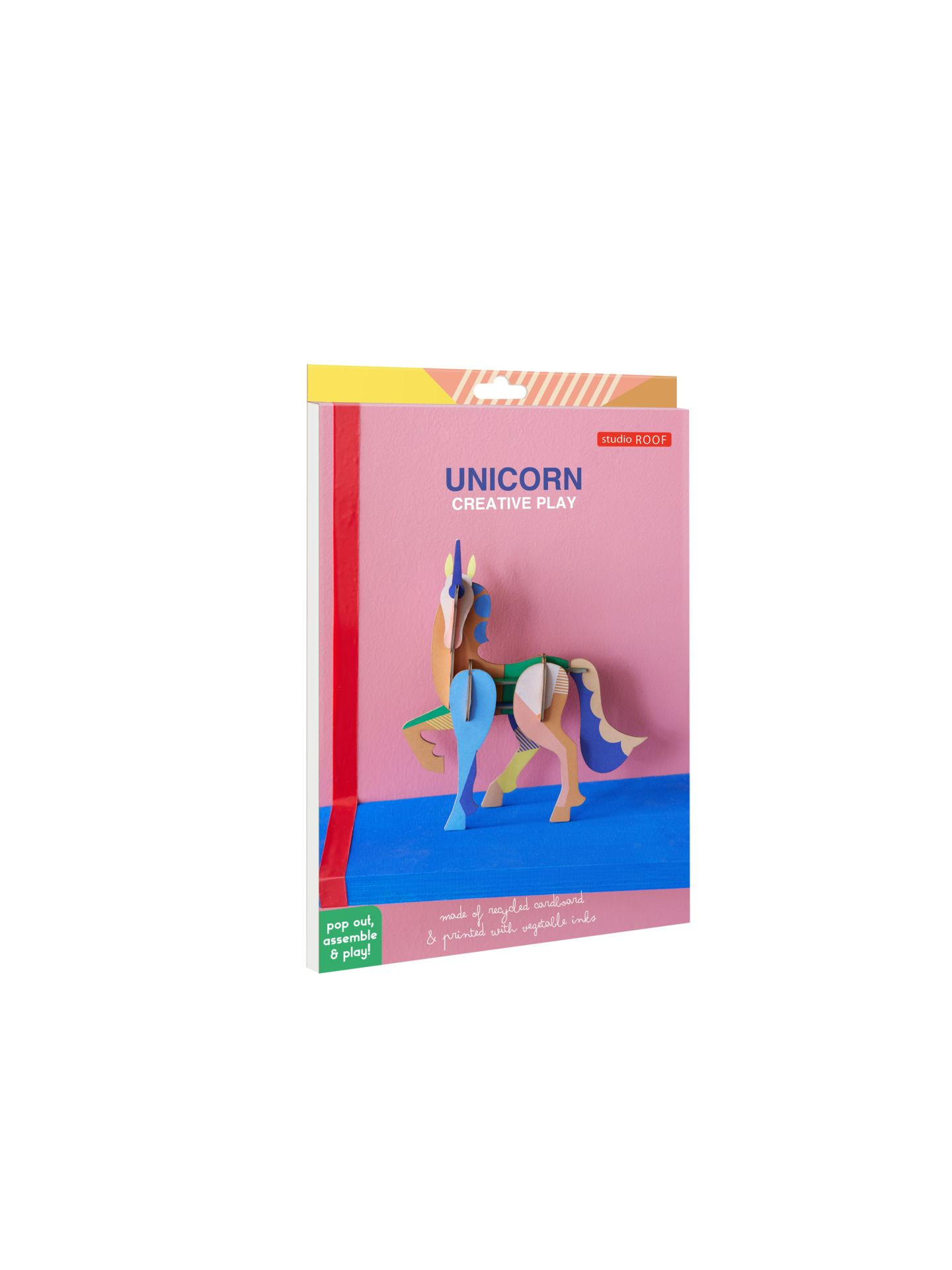 DEKOFIGUR Leuchts Einhorn 4.3/17.6 cm - Multicolor, Wellpappe (4.3/17.6/16cm) - KUNSTLOFT