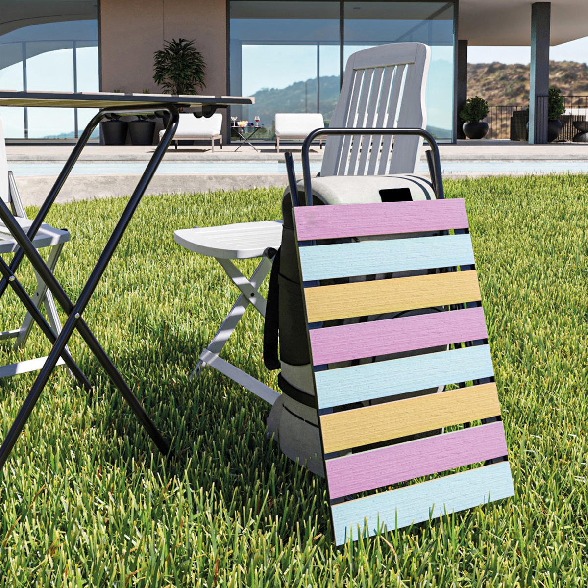 KLAPPTISCH Cavallino - Multicolor, Holz/Metall (40/60/57cm) - [en.casa]